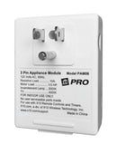 PAM06 3 pin Grounded Appliance Module with AGC LED Compatible (New PAM02)